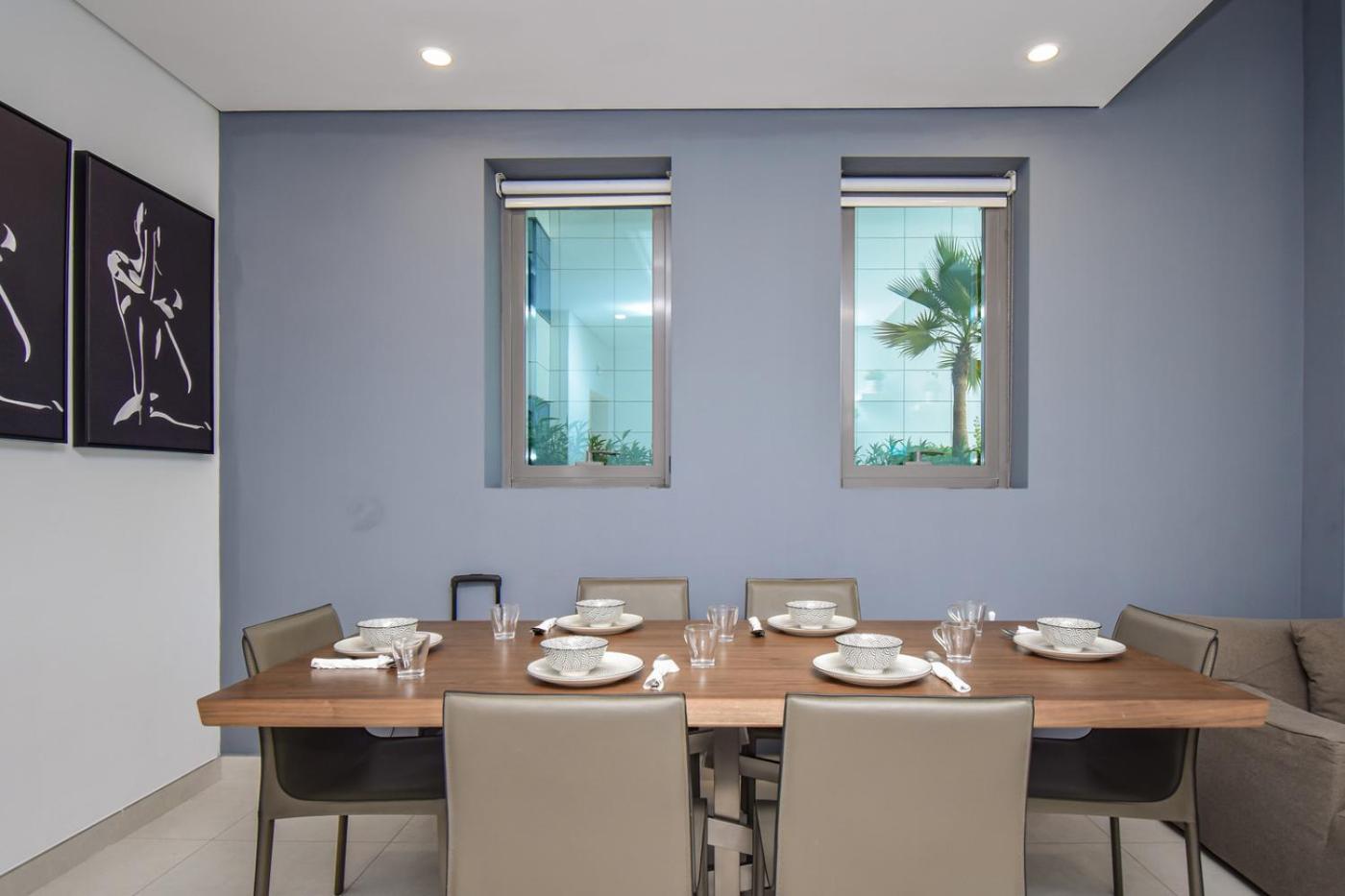 Elegant 2Br View With Rooftop Pool The Bay Дубай Екстериор снимка